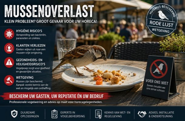 Mussen verjagen